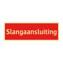 Slangaansluiting