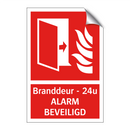 Branddeur - 24 u - ALARM BEVEILIGD