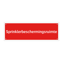 Sprinklerbeschermingsruimte