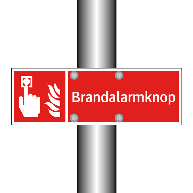 Brandalarmknop