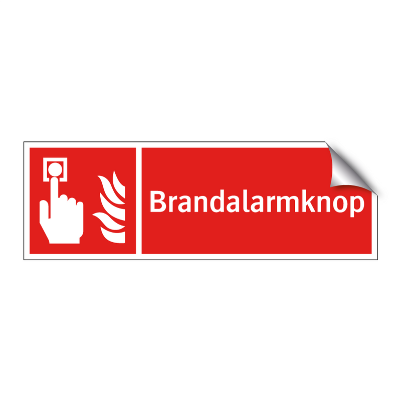 Brandalarmknop