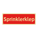 Sprinklerklep
