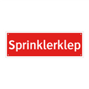 Sprinklerklep