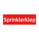 Sprinklerklep