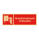 Brandslanghaspel Vrijhouden