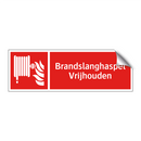 Brandslanghaspel Vrijhouden