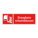 Draagbare schuimblusser