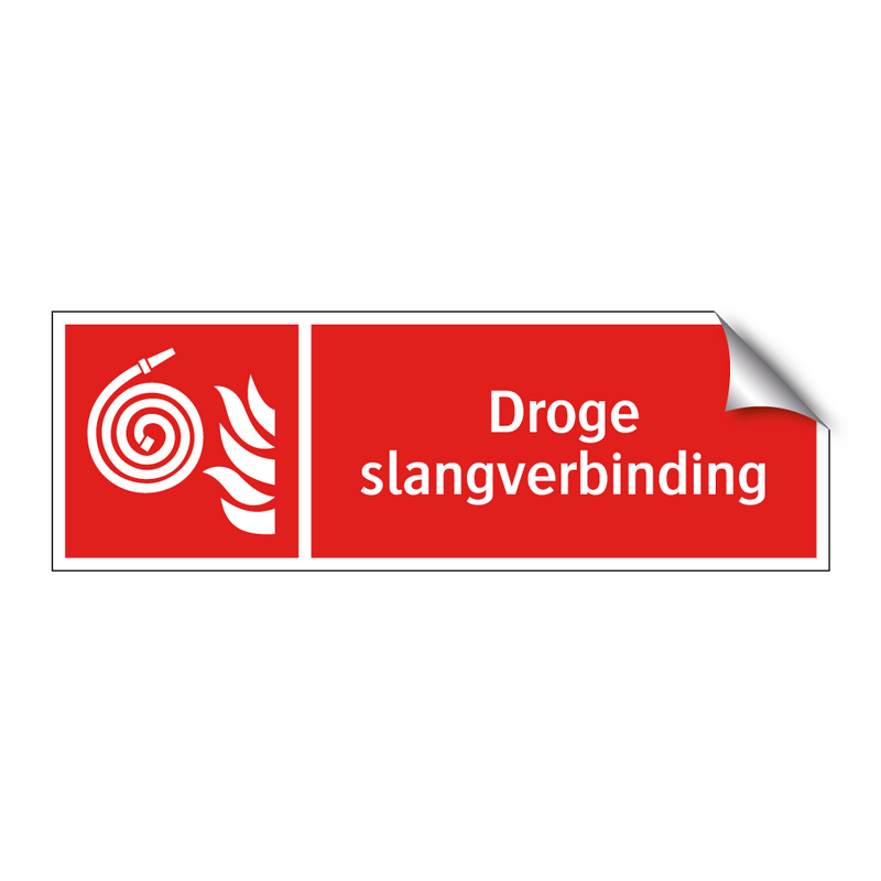 Droge slangverbinding