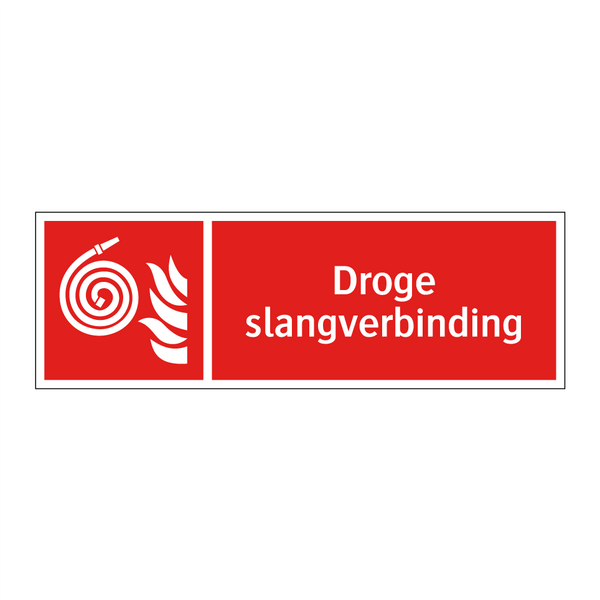 Droge slangverbinding