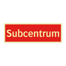 Subcentrum