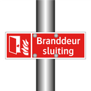 Branddeur sluiting