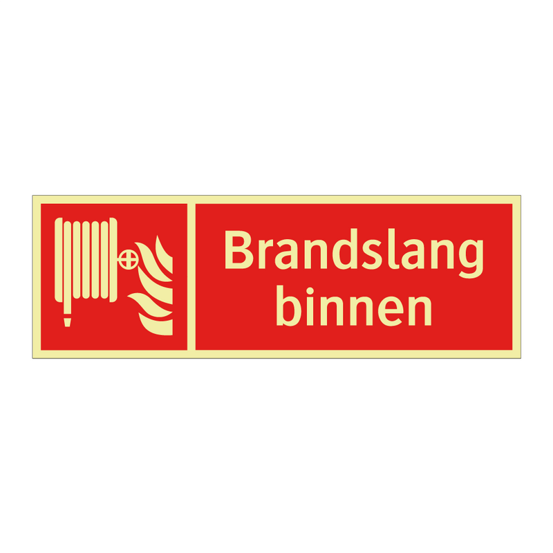 Brandslang binnen