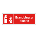 Brandblusser binnen