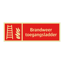 Brandweer toegangsladder