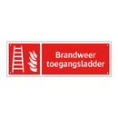 Brandweer toegangsladder