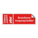 Brandweer toegangsladder