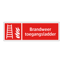 Brandweer toegangsladder
