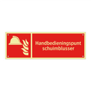 Handbedieningspunt schuimblusser
