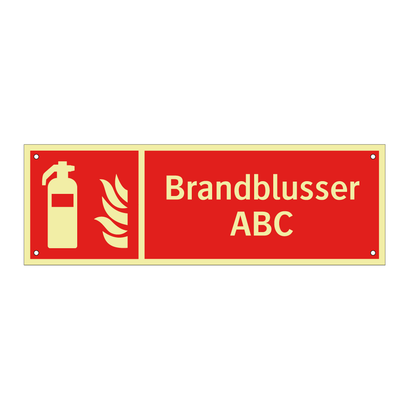 Brandblusser ABC