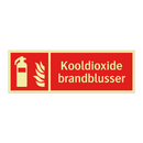 Kooldioxide brandblusser