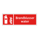 Brandblusser water