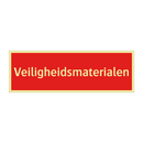 Veiligheidsmaterialen