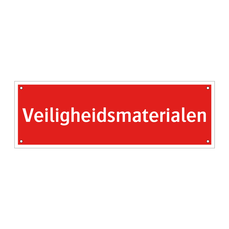 Veiligheidsmaterialen