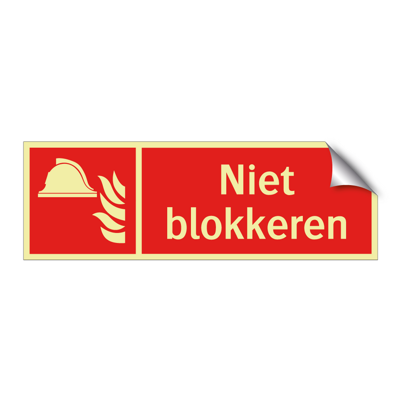 Niet blokkeren