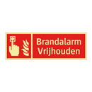 Brandalarm Vrijhouden