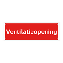 Ventilatieopening