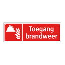 Toegang brandweer