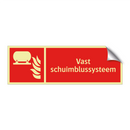 Vast schuimblussysteem