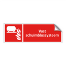 Vast schuimblussysteem