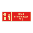 Houd Brandblusser Vrij
