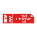 Houd Brandblusser Vrij