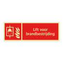 Lift voor brandbestrijding