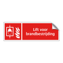 Lift voor brandbestrijding