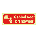 Gebied voor brandweer