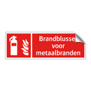 Brandblusser voor metaalbranden