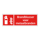 Brandblusser voor metaalbranden