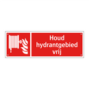 Houd hydrantgebied vrij