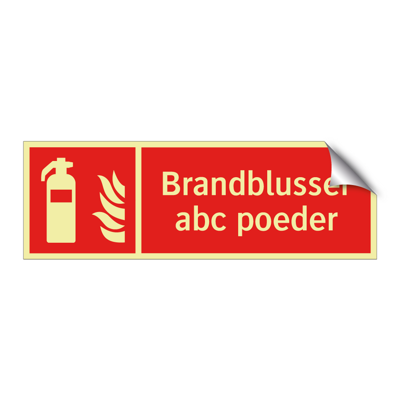 Brandblusser abc poeder