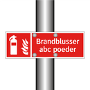 Brandblusser abc poeder