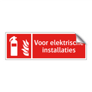 Voor elektrische installaties