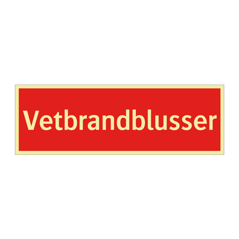 Vetbrandblusser