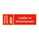 Ladder in binnenplaats