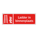 Ladder in binnenplaats