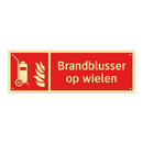 Brandblusser op wielen