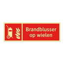 Brandblusser op wielen