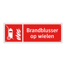 Brandblusser op wielen